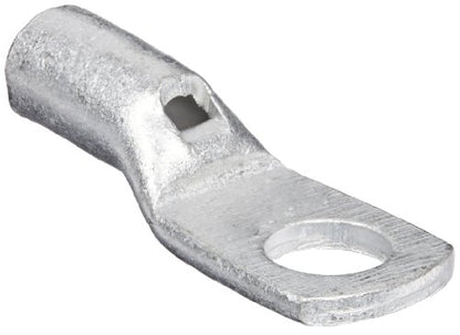 Burndy YAV8C-L1 Box Hylug Seamless Uninsulated Compression Ring Tongue Terminal, 0.46" Width, 1.22" Length, 1/4 Stud, Large (Pack of 50)