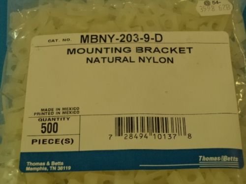 MOUNTING Bracket Natural Nylon-Bag of 500 EA