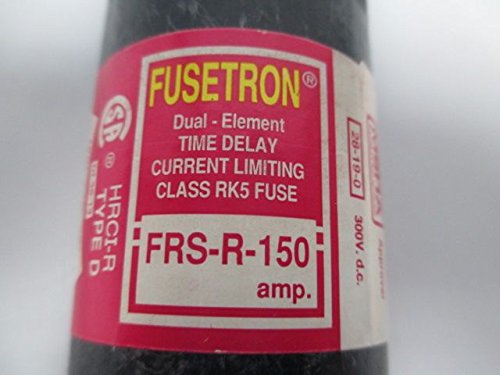 BUSSMANN BUSS FRS-R-150 CLASS RK5 TIME DELAY DUAL ELEMENT 150A 600V FUSE B226483
