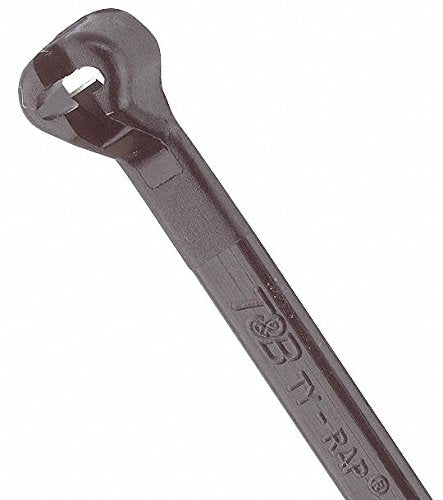 TY-Rap(R) 14.50"L x 0.14"W Standard Indoor, Outdoor Cable Tie, Black; Tensile Strength: 30 lb. - pkg. of 1,000