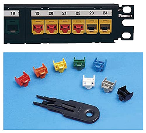 PANDUIT PSL-DCJB-C BLOCKOUT, RJ45, X100 and Tool, RED