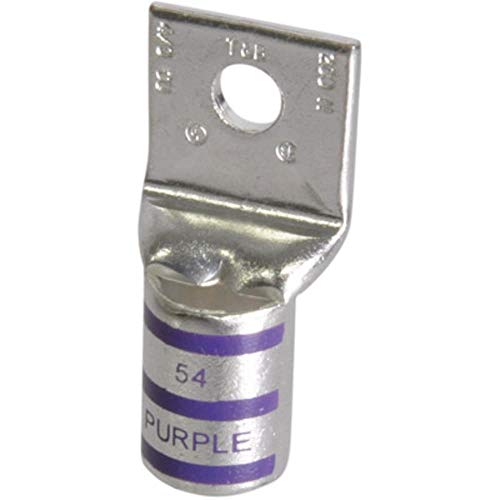 Compression Connector; Copper; 4/0. onehole Lug; 5/16"- Pack of 10