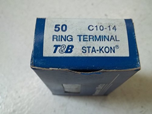 Ring Tongue Terminal, M6, 1/4