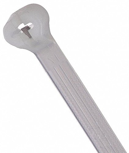 TY-Rap(R) 7.30"L x 0.18"W Standard Indoor Cable Tie, Natural; Tensile Strength: 50 lb. - pkg. of 100