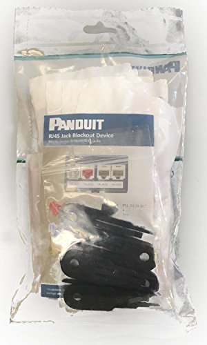 PANDUIT PSL-DCJB-C BLOCKOUT, RJ45, X100 and Tool, RED