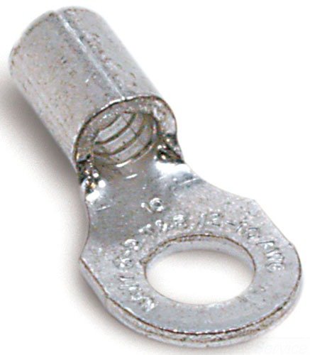 Stakon C10-14 Ring Terminal, Standard, Non-Insulated, 0.91-Inch Length by 0.5-Inch Width, Metallic, 50-Pack