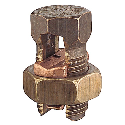 Thomas & Betts Split-Bolt Connector, Bronze Alloy, Min Tap Conductor w/1 Max Main (AWG) 2/0 str - 500M