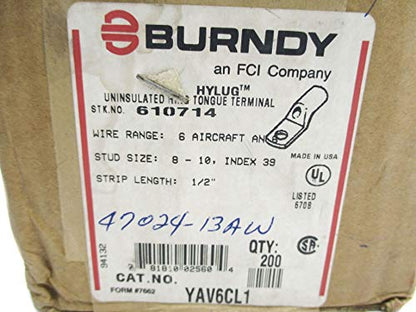 BURNDY YAV6CL1 (PKG of 200) NSFS