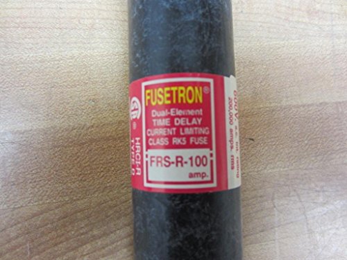 Bussmann FRS-R-100 Fusetron Fuse FRSR100 Long Body (Pack of 5)