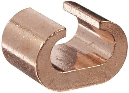 Burndy YC28C28 Copper Crimpit Connector, 3/0 Sol. - 4/0 Str. Run, 3/0 Sol. - 4/0 Str. Tap, 1-1/16" Length