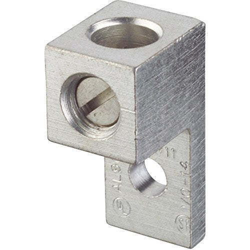 Thomas & Betts ADR11 BB Aluminum Mechanical Cable Lug, One-Hole Mount, 1 15/32 L x 5/8 W x 25/32 H (Pack of 25) by Thomas & Betts