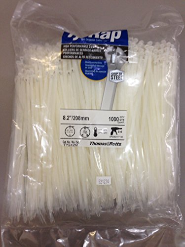 Cable Tie, Stndard, 8.19in, Natural, PK1000