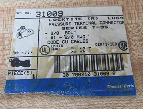 Thomas and Betts 31009 Locktite Lug 100-125N